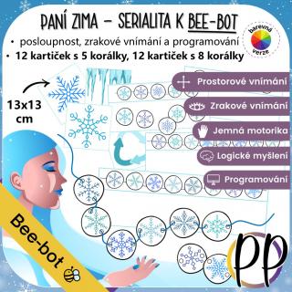 Paní Zima – serialita k Bee-bot (programování)