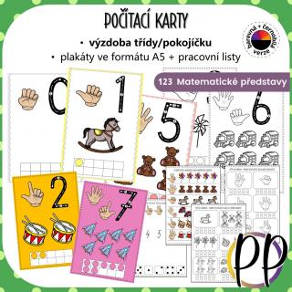 Počítací karty - počítání do 10