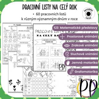 Pracovní listy na celý rok – soubor pracovních listů