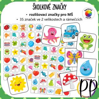 Školkové značky – rozlišovací značky pro děti