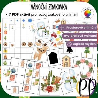 Vánoční zrakovka – zrakové vnímání