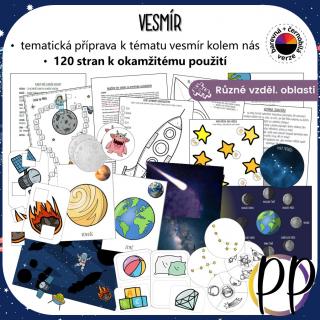 Vesmír – PDF tematická příprava s aktivitami