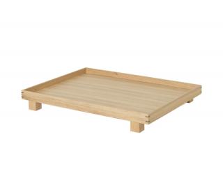 Podnos / tác Bon Wooden Large  Oak  ferm LIVING