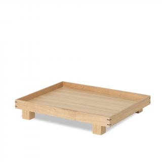 Podnos / tác Bon Wooden Small  Oak  ferm LIVING