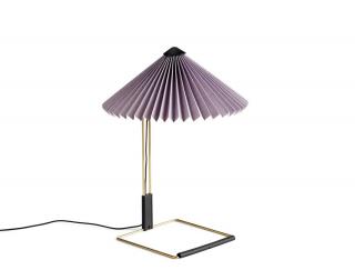 Stolní lampa Matin Polished Brass Base 300  Lavender  HAY