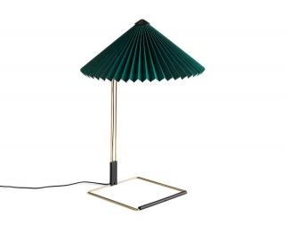 Stolní lampa Matin Polished Brass Base 380  Green  HAY