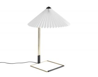 Stolní lampa Matin Polished Brass Base 380  White  HAY