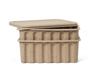 Úložné boxy Paper Pulp Large - 2 kusy ferm LIVING