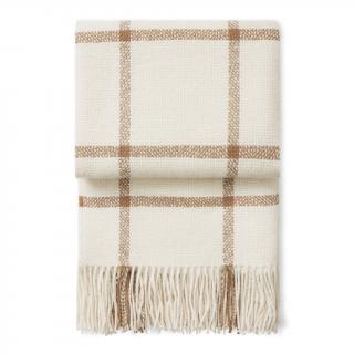 Vlněný pléd Tartan  Ivory  Elvang