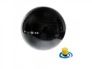 Gymnastický míč 65 cm černý - Gym Ball PUSH