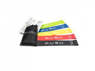 Posilovací gumy PUSH Element - mini resistance band set