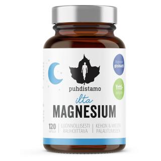 Puhdistamo Night Magnesium 120 kapslí