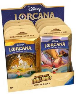 Disney Lorcana Into the Inklands Starter Deck Display (8 Decks)