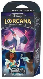 Disney Lorcana Rise of the Floodborn Starter Deck Amethyst Steel (Merlin & Tiana)