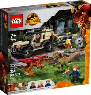 LEGO Jurassic World 76951 Přeprava pyroraptora a dilophosaura