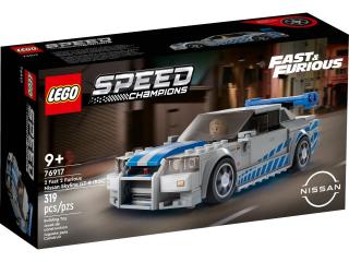 LEGO Speed Champions 76917 2 Fast 2 Furious Nissan Skyline GT-R (R34)