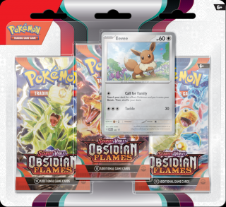 Pokémon Obsidian Flames 3 Pack Blister (Eevee)