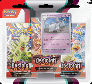 Pokémon Obsidian Flames 3 Pack Blister (Houndstone)