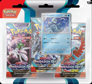 Pokémon Paradox Rift 3 Pack Blister (Arctibax)