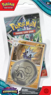 Pokémon Twilight Masquerade Checklane Blister - Pupitar