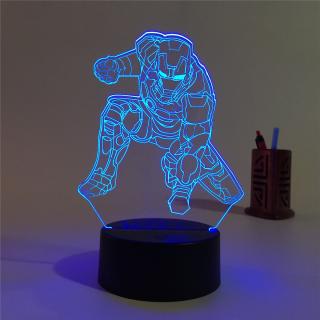 3D akrylová stolní lampička  IRON MAN MARK7  - MARVEL