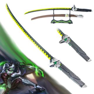 Chladné Zbraně Dračí katana  GENJI SHIMADA DRAGON SWORD  svítící čepel!