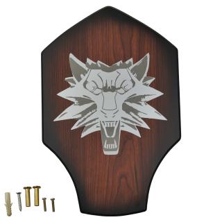 Dřevěná plaketa  WOLF OF THE WITCHER