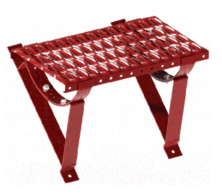 Komínová lávka Eurovent PLATFORM SET METAL 350/20 MM Barva: 3011 - višňová, délka: 0,4 m