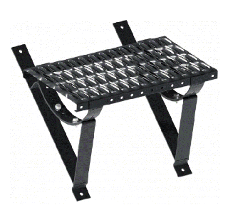 Komínová lávka Eurovent PLATFORM SET METAL 400/20 MM Barva: 7021 - antracitová, délka: 0,4 m