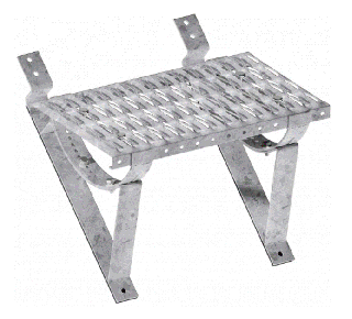 Komínová lávka Eurovent PLATFORM SET METAL JANOSIK  380/35 Barva: pozink, délka: 0,4 m