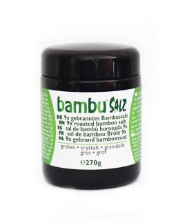 Bambu Salz Bambusová sůl 9x pražená, krystalky 270g