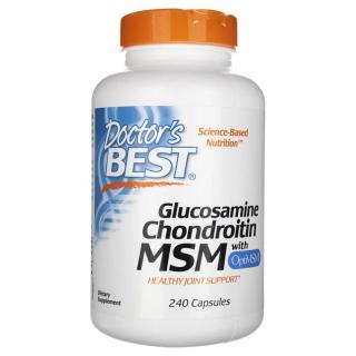 Doctors Best Glukosamin chondroitin MSM s OptiMSM - 120 veg. kapslí