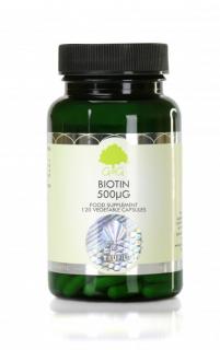 G&G Vitamins - Biotin 500µg - 120 kapslí