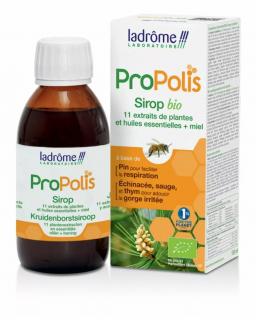 LaDrome BIO Propolisový sirup bez cukru a lepku 150 ml