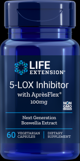 Life Extension 5-LOX Inhibitor with AprèsFlex®, 100 mg, 60 rostlinných kapslí