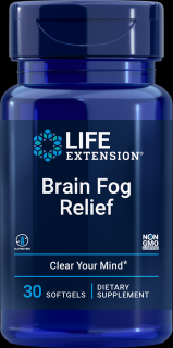 Life Extension Brain Fog Relief, 30 kapslí