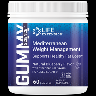 Life Extension Gummy Science™ Mediterranean Weight Management, 60 gummies