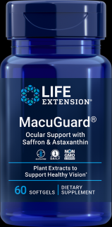 Life Extension MacuGuard® Ocular Support with Astaxanthin, 60 softgel kapslí