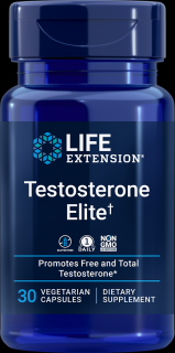 Life Extension Testosterone Elite, 30 rostlinných kapslí