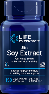 Life Extension Ultra Soy Extract, 60 rostlinných kapslí