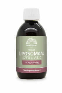 Mattisson Lipozomální železo + vitamín C - 250 ml