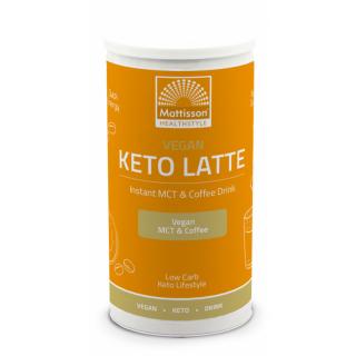 Mattisson Vegan Keto Latte - instantní MCT a kávový nápoj - 200 g