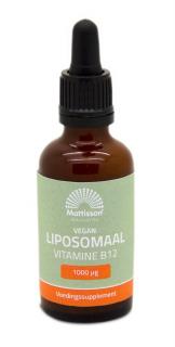 Mattisson Veganský lipozomální vitamin B12 - 1000 ug - 50 ml