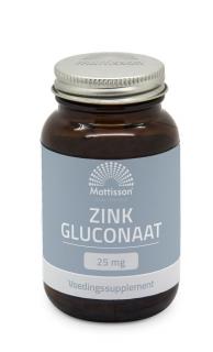 Mattisson Zinek glukonát 25 mg  - 60 tablet