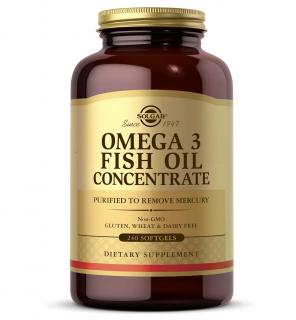 Solgar Omega-3 Fish Oil Concentrate 240 Softgels