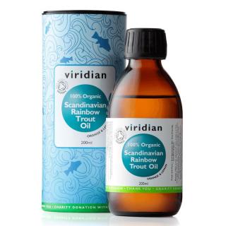 Viridian Scandinavian Rainbow Trout Oil 200ml Organic