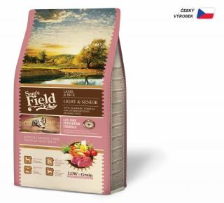 Sam's Field Low Grain Light & Senior Lamb & Rice 2,5 kg AKCE 6+1 ZDARMA