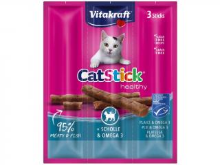 VITAKRAFT Cat Stick tyčinka mini platýs/omega 3ks