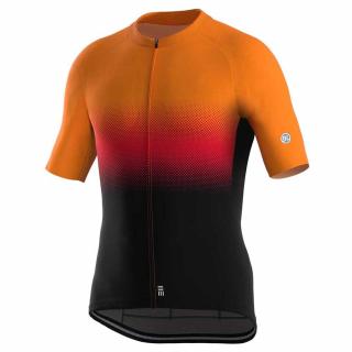 Pánský oranžový cyklistický dres Sesto Velikost: XL