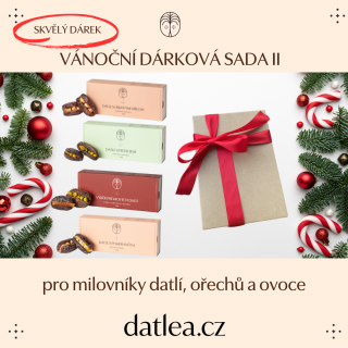 VÁNOČNÍ DÁRKOVÁ SADA II - datle, ořechy a ovoce